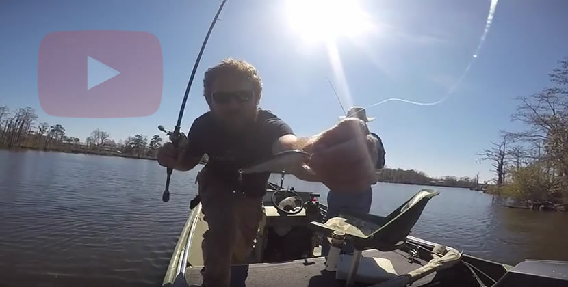 Dog River Fishing Video - Mobile, AL - Largemouth Bass - March 5th, 2016